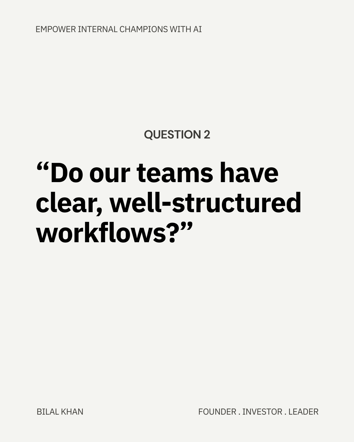 5 essential questions to Empower your internal champions with AI