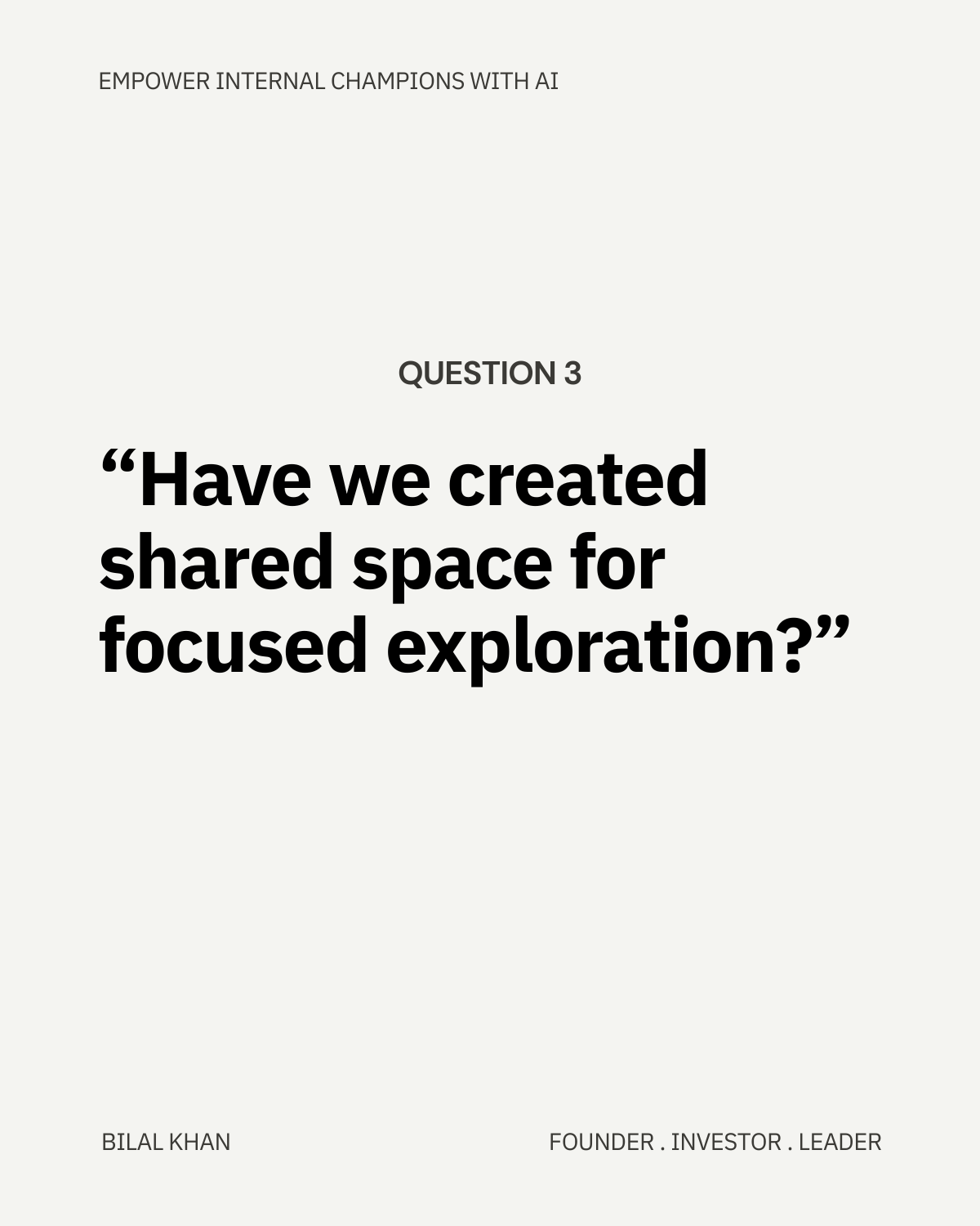 5 essential questions to Empower your internal champions with AI