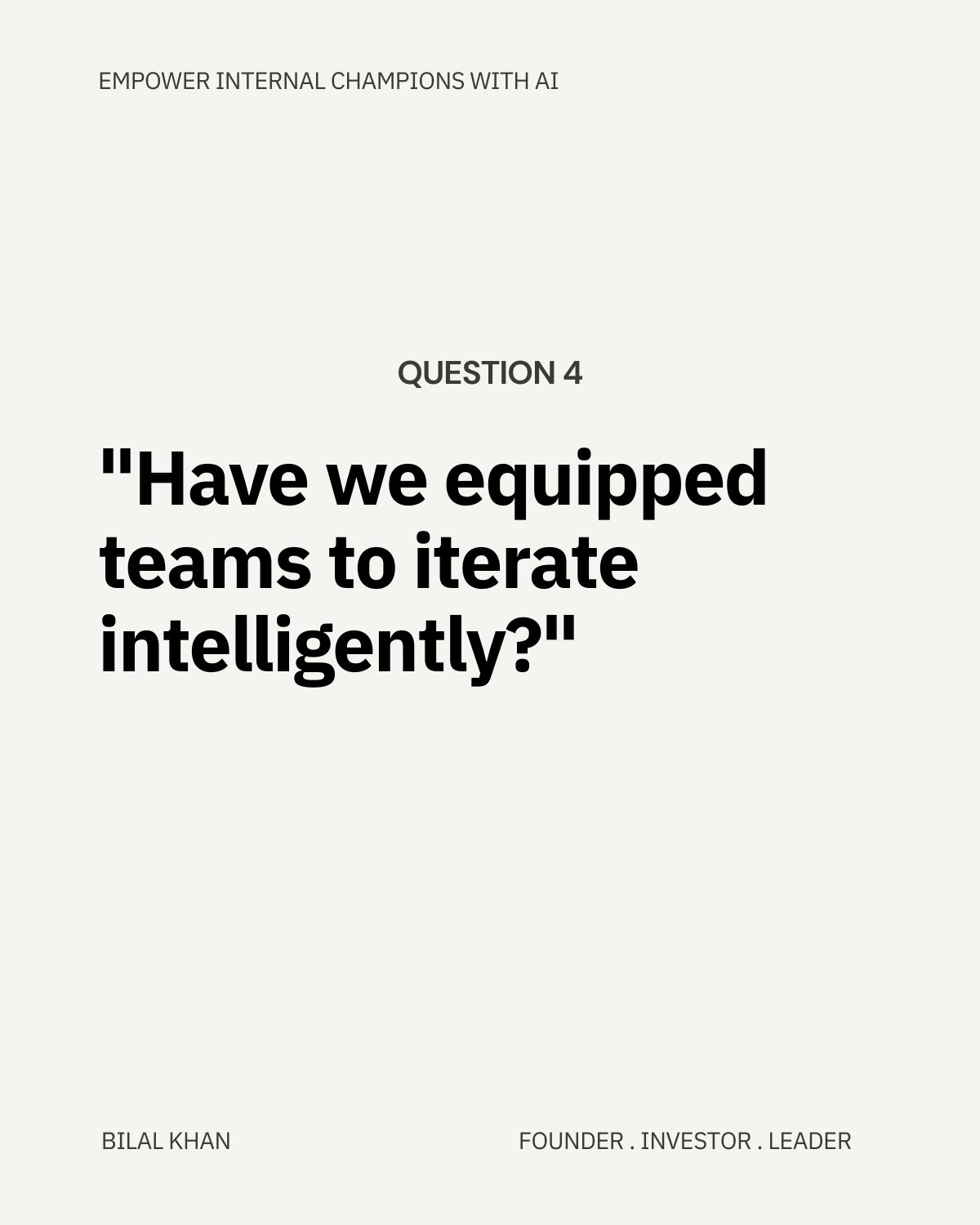 5 essential questions to Empower your internal champions with AI