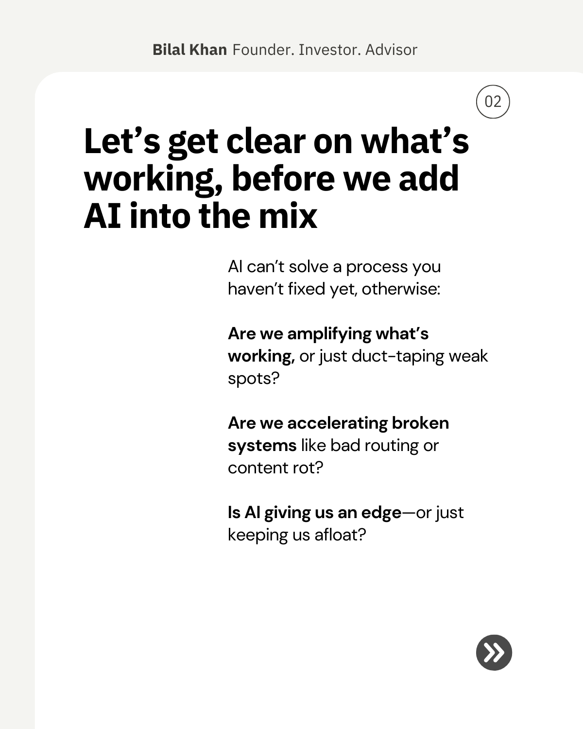 Before you ship the AI chatbot, just ask: Who's this really helping?
