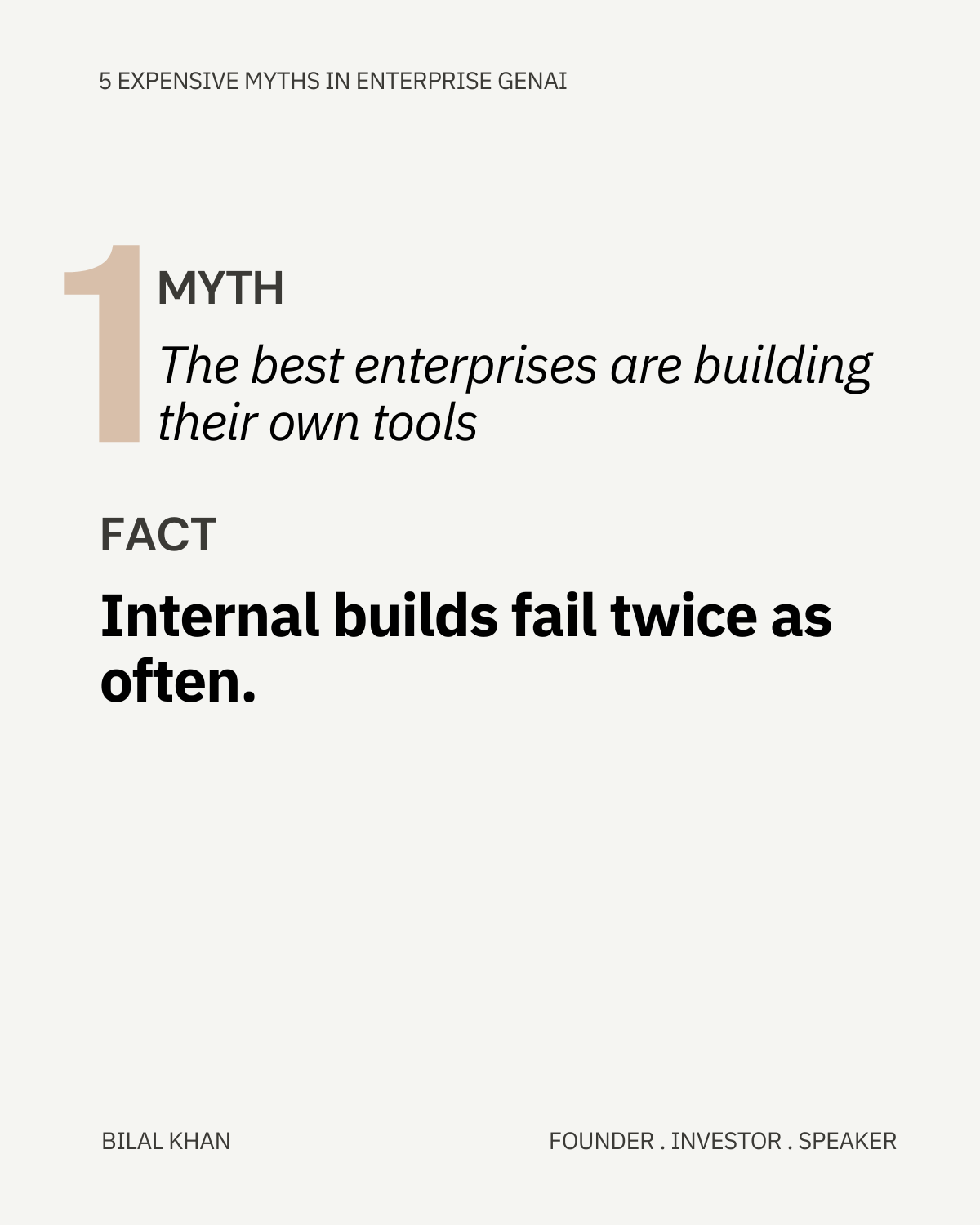 5 of the most Expensive myths in enterprise GenAI