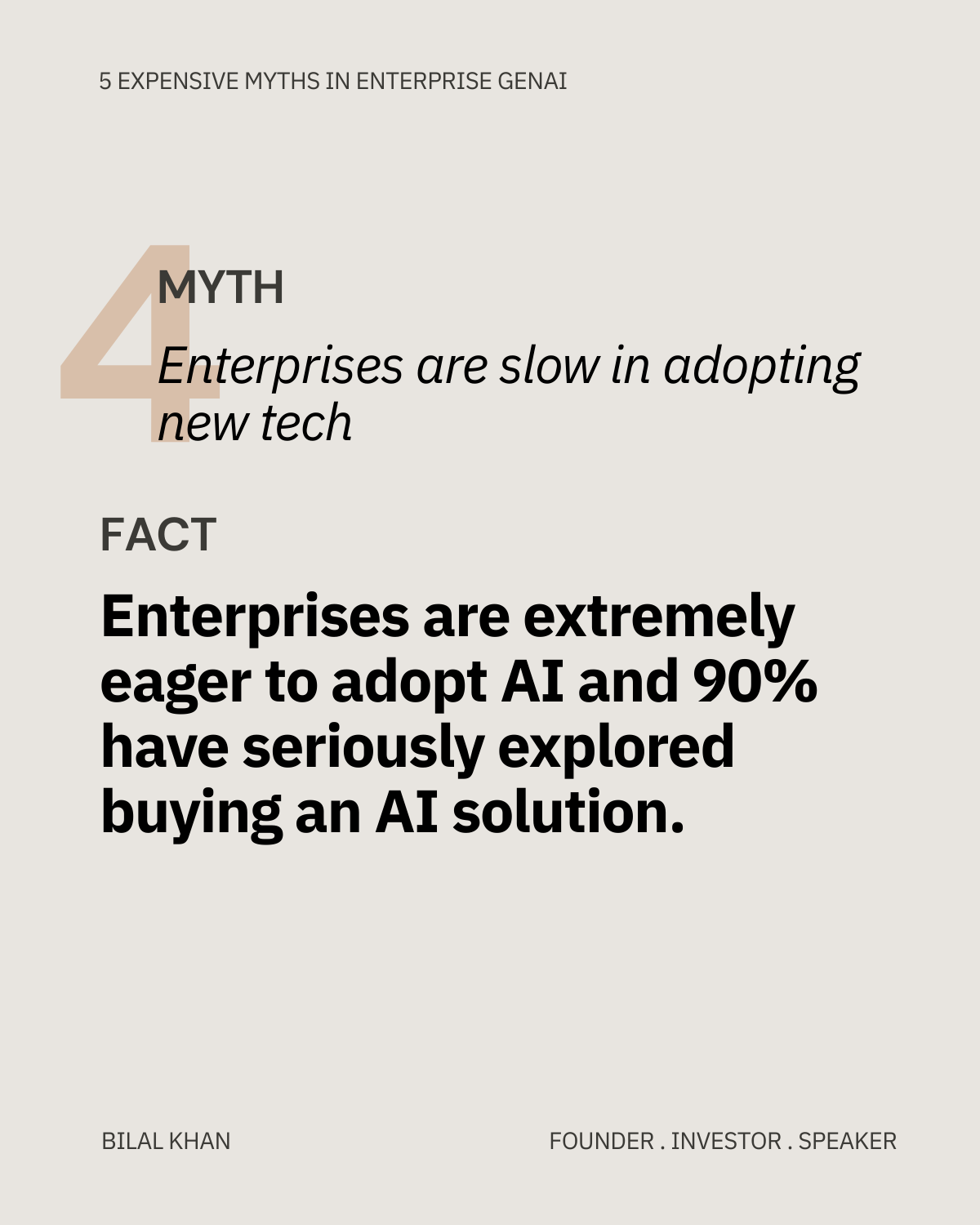 5 of the most Expensive myths in enterprise GenAI