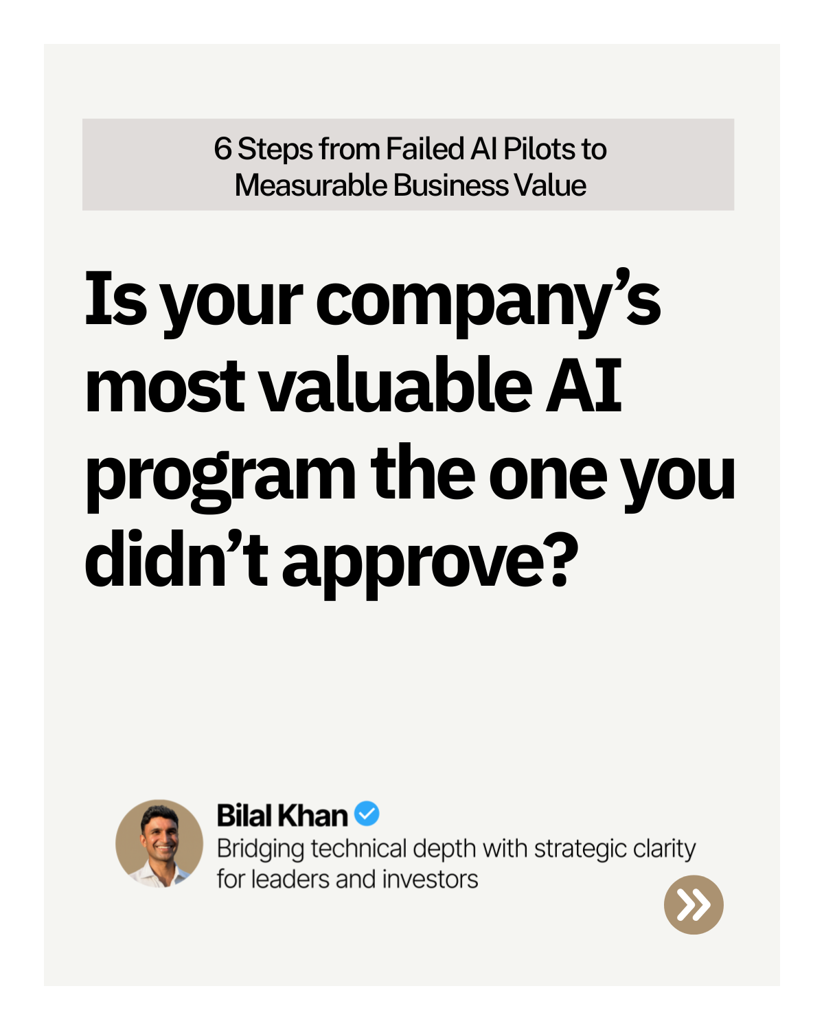 Is your company's most valuable AI program the one you didn't approve?